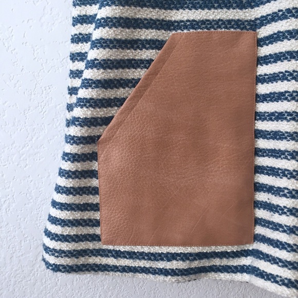 Anthropologie Striped Dress with Leather Pockets Size S - Picture 6 of 8